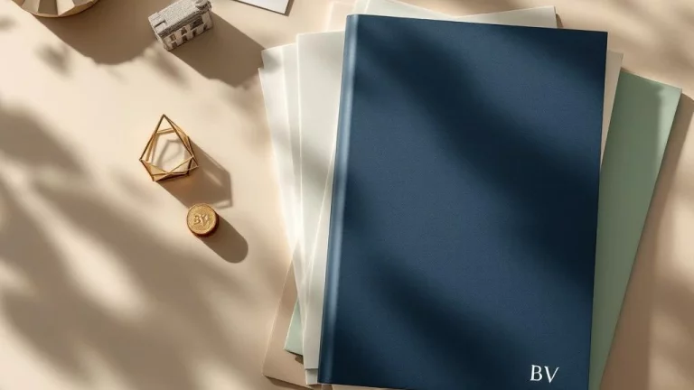 Navy blauwe documentenmap met jaarrapportbladen, muntenstapel en BV-symbool op beige achtergrond voor Nederlandse bedrijfsadministratie  ---  **Tokens Used**: 323
 - **Input**: 298
 - **Output**: 25  **Cost**: $0.00209
 - **Input Cost**: $0.00149
 - **Output Cost**: $0.00060